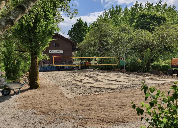 Bild Beachvolleyballfeld